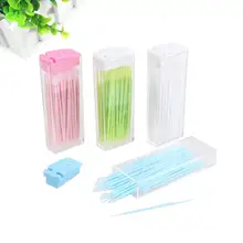 Зубочистки без запаха 50 палочек портативные мини-палочки для чистки полости рта одноразовые креативные дорожные зубочистки