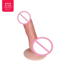 EYUNG 12cm dildos for lesibain Anal Sex Toys faloimitator Flexible realistic Penis for Transgender shemale High simulation