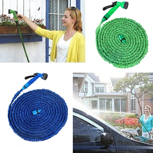 

Functional Magic Flexible Garden Water Hose Spray Nozzle Retractable Snake Pipe
