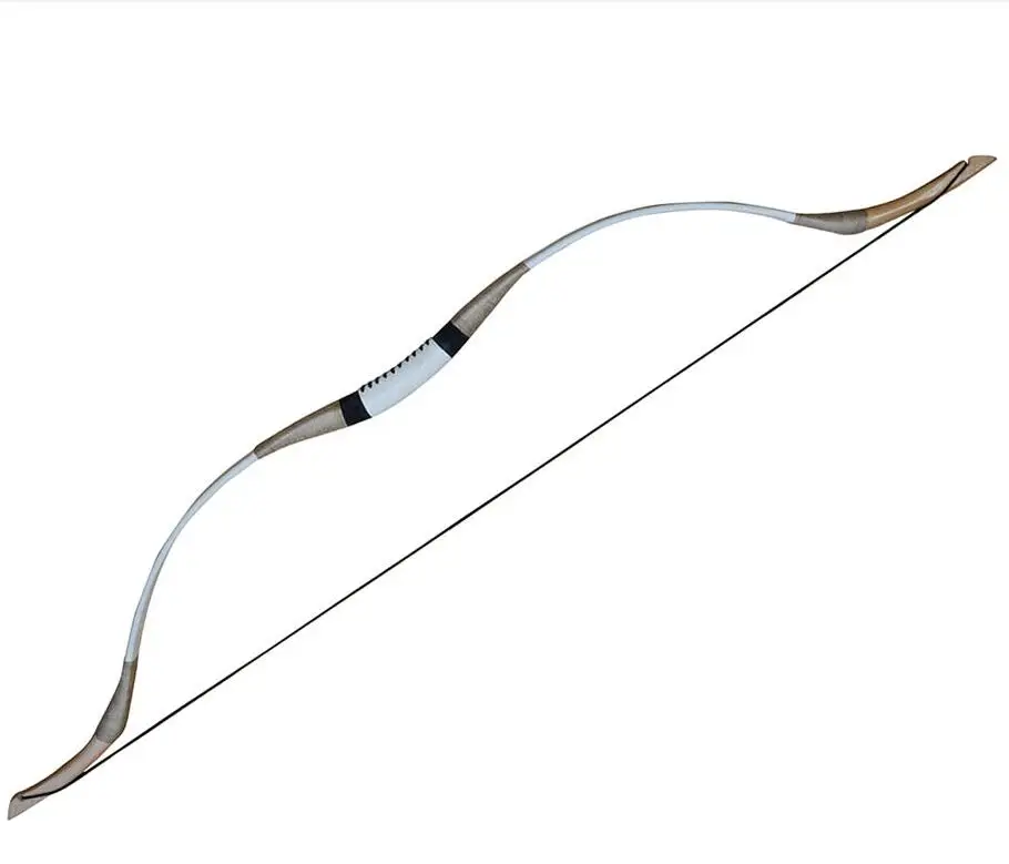 Arco recurvado de madeira para caça, 30-70lbs,