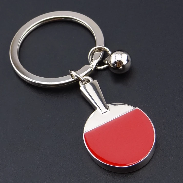 

Wholesale Sport Ping Pong Table Tennis Ball Badminton Bowling Ball Keychain Key Chain Keyring Key Ring Souvenir Gift