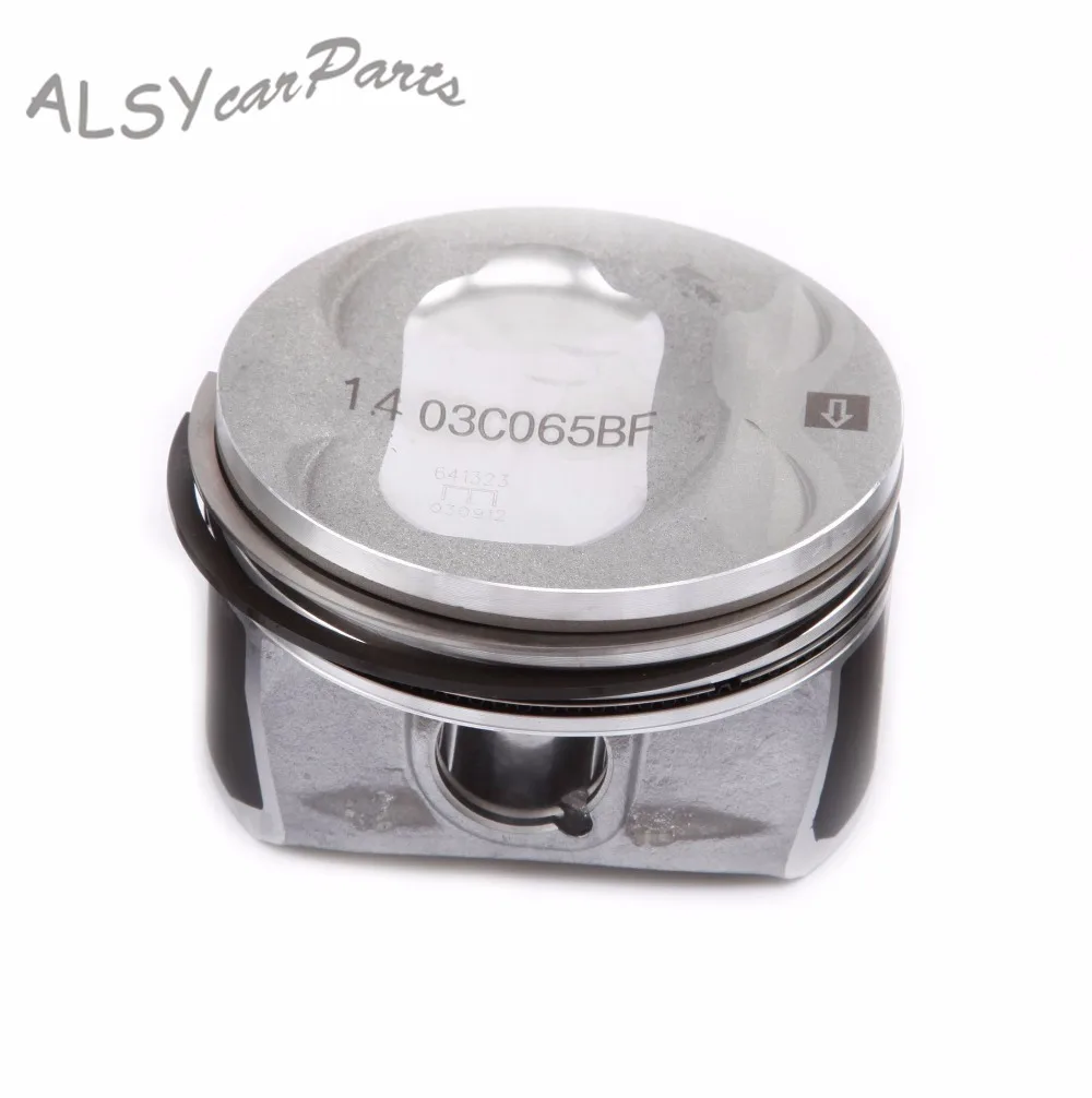 Комплект поршневых и колец YIMIAOMO OEM 03C 107 065CK 76 5 мм STD для VW Jetta Golf MK5 Passat Scirocco Audi A1 1.4TSI с