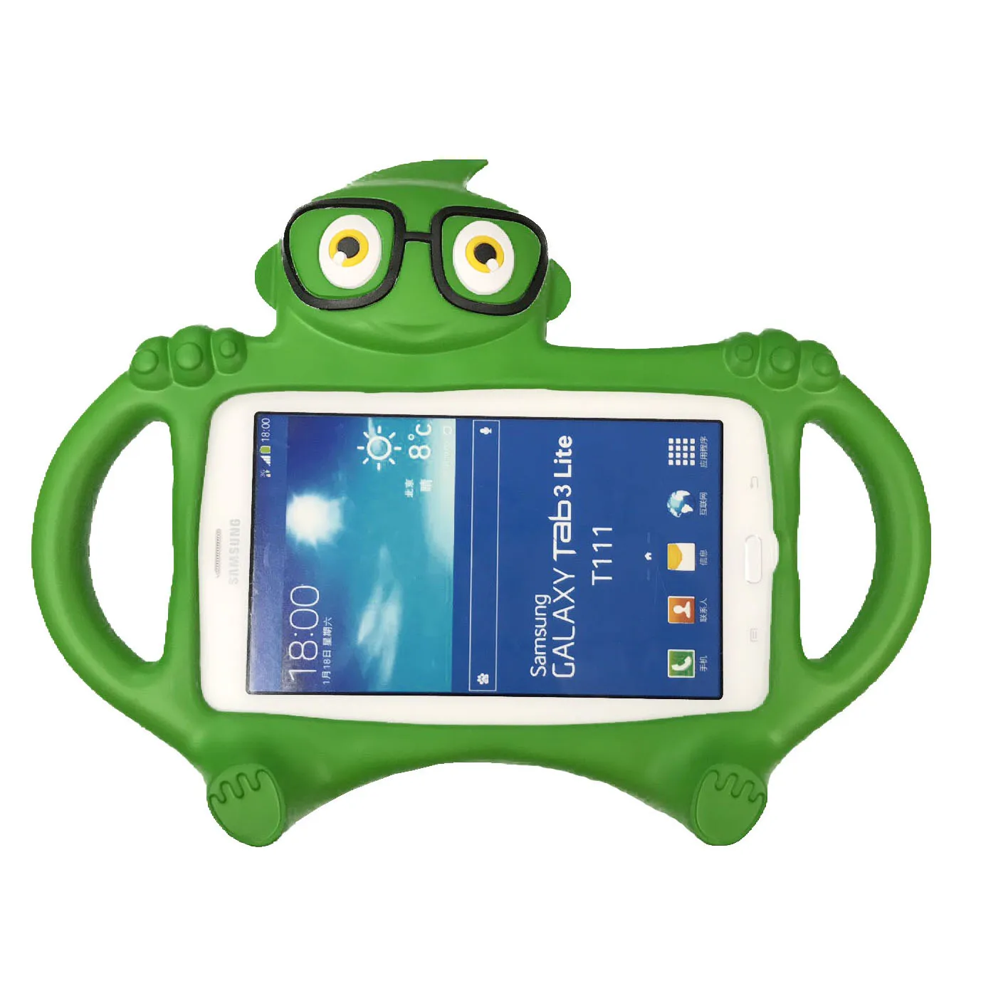 7-дюймовый 3D EVA дети чехол для samsung Galaxy P3200/Tab 3/Tab 4/T711/T230/T210 милый мультфильм Силиконовые EVA настольная подставка крышка