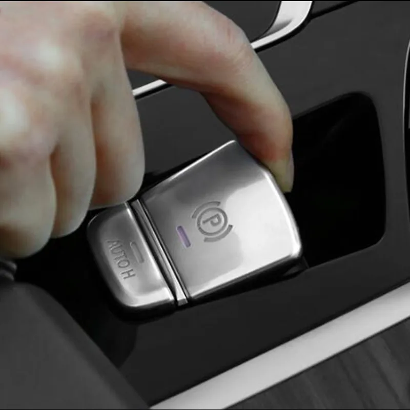 Хромированный автомобильный Стайлинг для BMW 5 серии G30 G38 X3 G01 X4 G02 внутренний подлокотник электронный ручной тормоз Авто H Кнопки Декоративные Чехлы