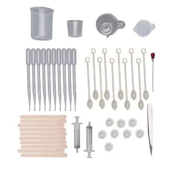 

1 Set Plastic UV Manual Crafts Epoxy Mold Material DIY Resin Pendant Jewelry Making Tools