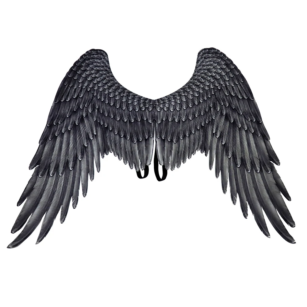 

Cosplay Party Angel And Devil Halloween Wings Props Unisex Accessories Gift Fancy Masquerade Stage Vintage Wedding Costume