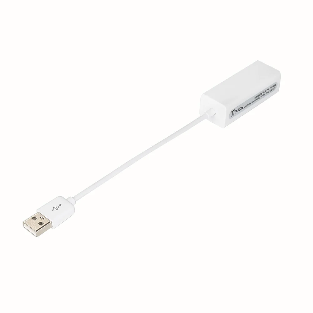 1 шт. USB Ethernet адаптер USB 2,0 Сетевая карта USB Интернет RJ45 Lan 10/100 Мбит/с на ПК и Mac OS Android планшеты Windows 7 8