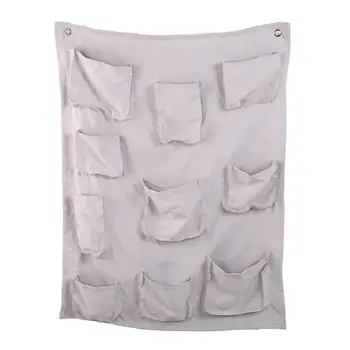 

10 Pockets Over the Door Over the Door Vintage Simple Style Organizers Sacks Storage Bag for Living Room Bedroom