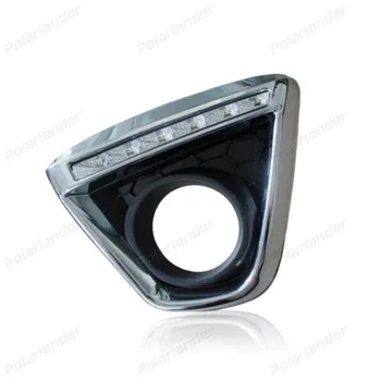 

Car styling for M/azda CX 5 2011-2015Daylight Car LED Running Lights with turn signal Fog Lamp cover