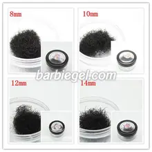 4pcs lot 8mm 10mm 12mm 14mm Individual Black False Eyelash Extension Eye Lashes Makeup Kit Tools