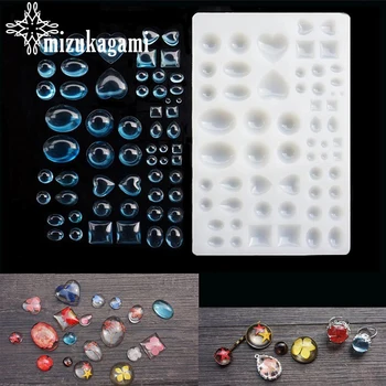 

1pcs UV Resin Jewelry Liquid Cabochon Silicon Mold Dome Craft Resin Charms Molds For DIY Intersperse Decorate Making Jewelry