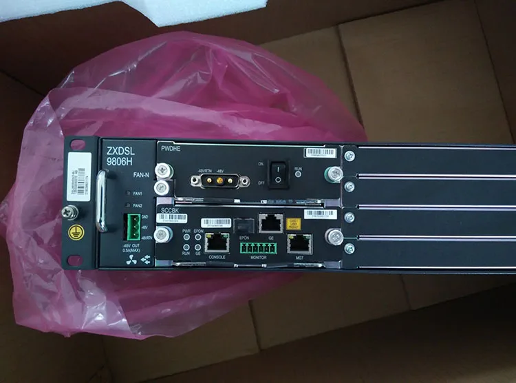 

original ZTE DSLAM 9806H with control board SCCBK and power board PWDHE