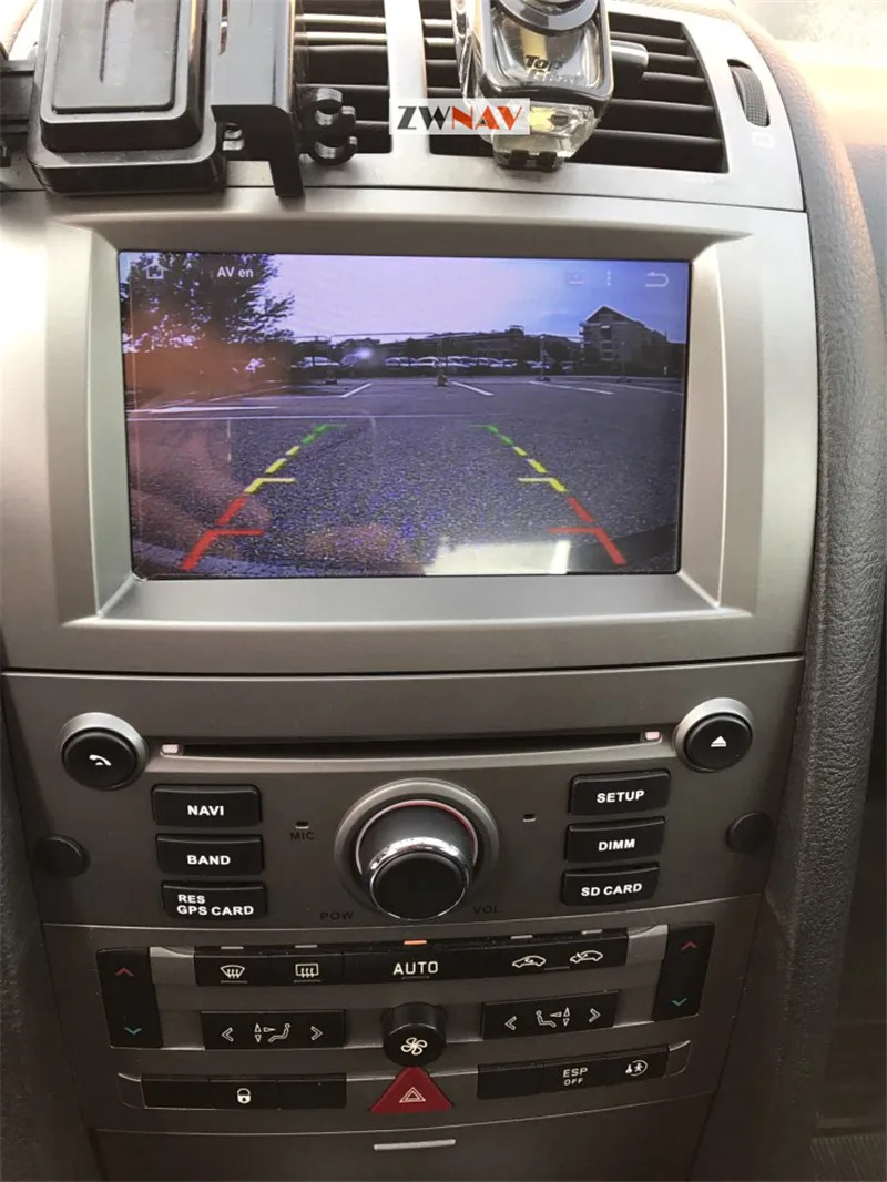 Perfect Android 9.0 8 Core RAM 4GB ROM 32GB 2 Din Car GPS Navigation Radio Screen Android System For Peugeot 407 2004-2010 2
