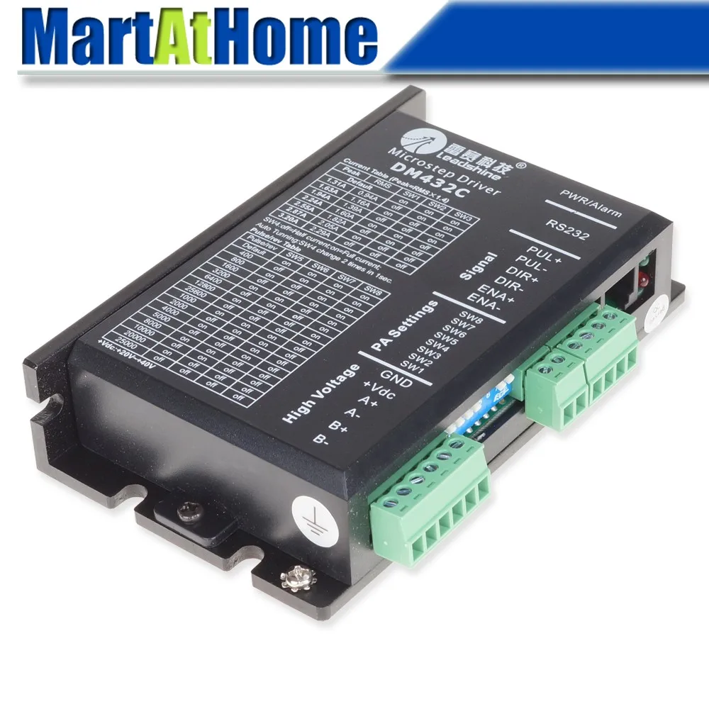 Новый Leadshine DM432C CNC цифровой шаговый двигатель контроллер привода 40VDC/3.2A # SM018 @ CF |