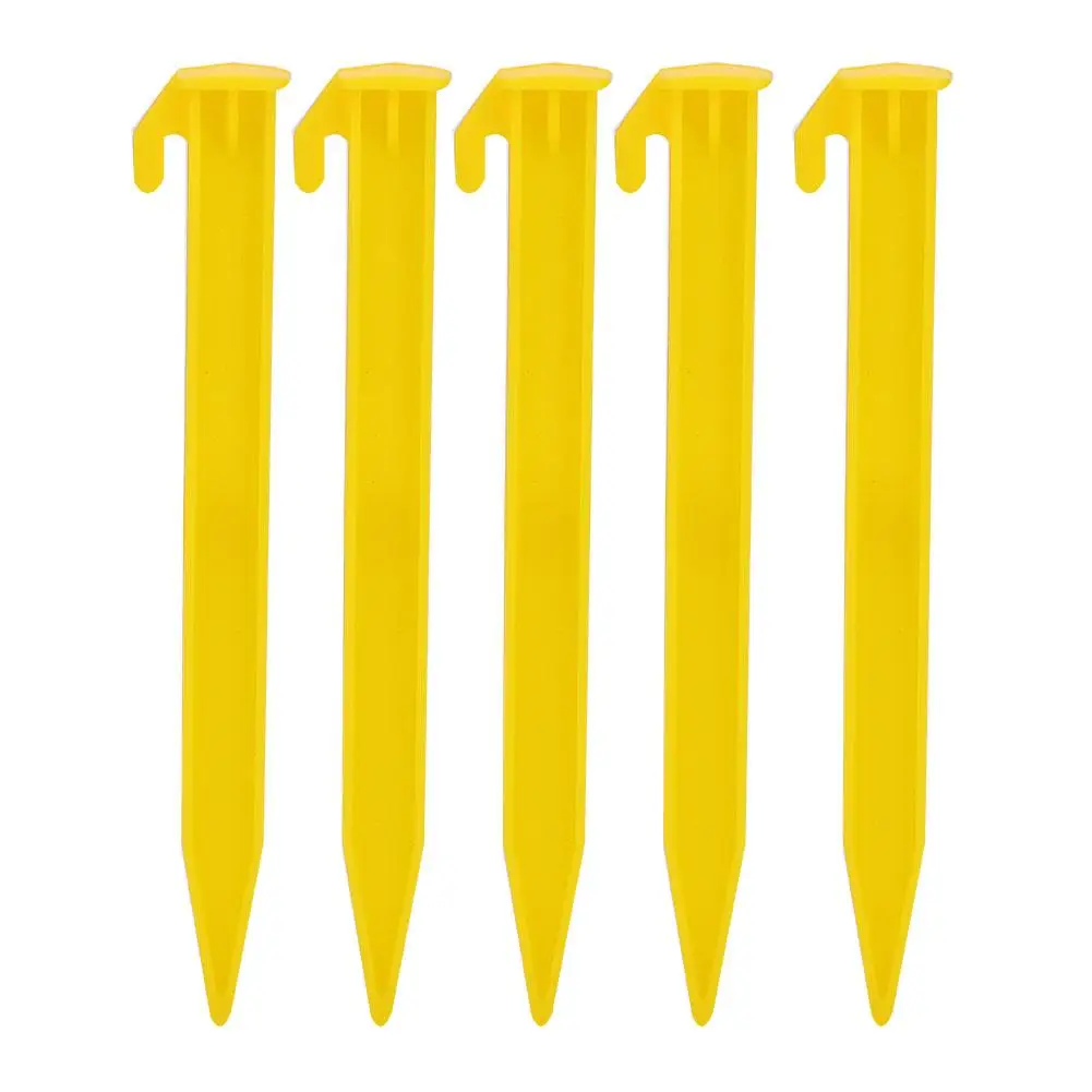 5PCS Nylon Tent Peg Lightweight Outdoor Camping Tent Ground Nails
