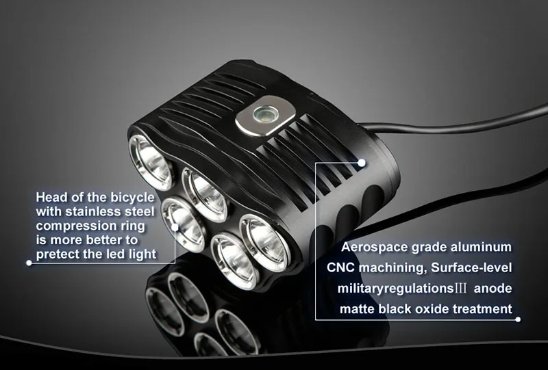 TrustFire TR-D010 Five T6 Lamp Bicycle Light (4)