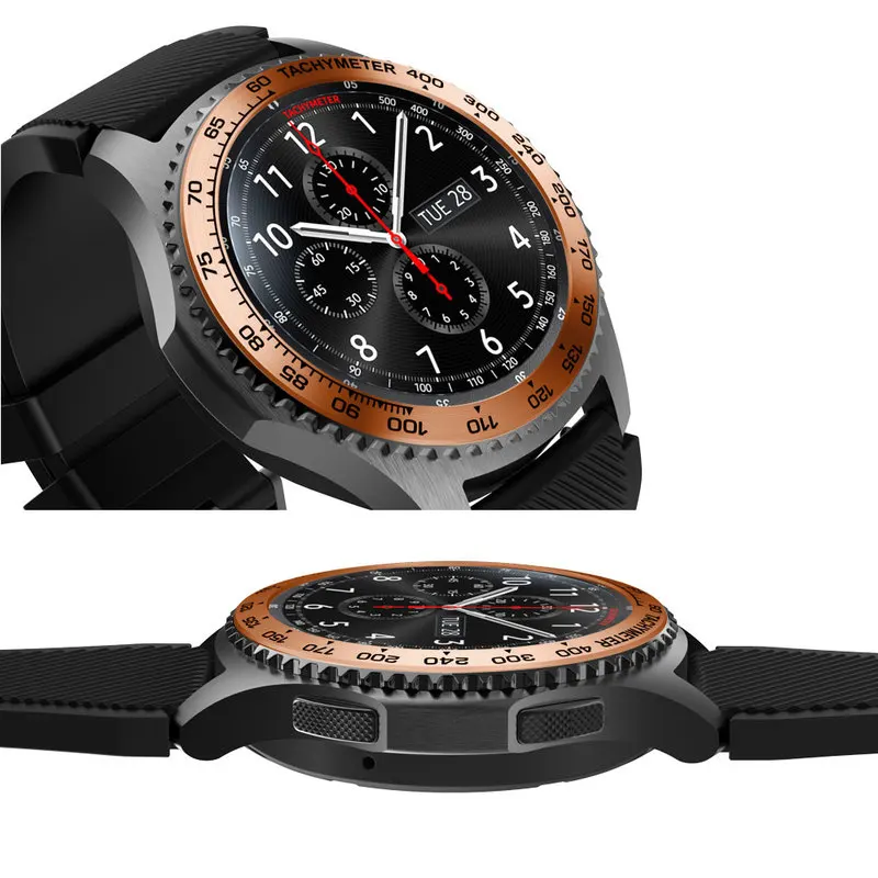 Кольцо для Samsung Gear S3frontier стальное кольцо с циферблатом клеящееся покрытие металл