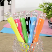 РОЗА светодиодная лампа шариковая ручка светящаяся ручка Мульти-функциональная ручка с ручка фонарика для чтения