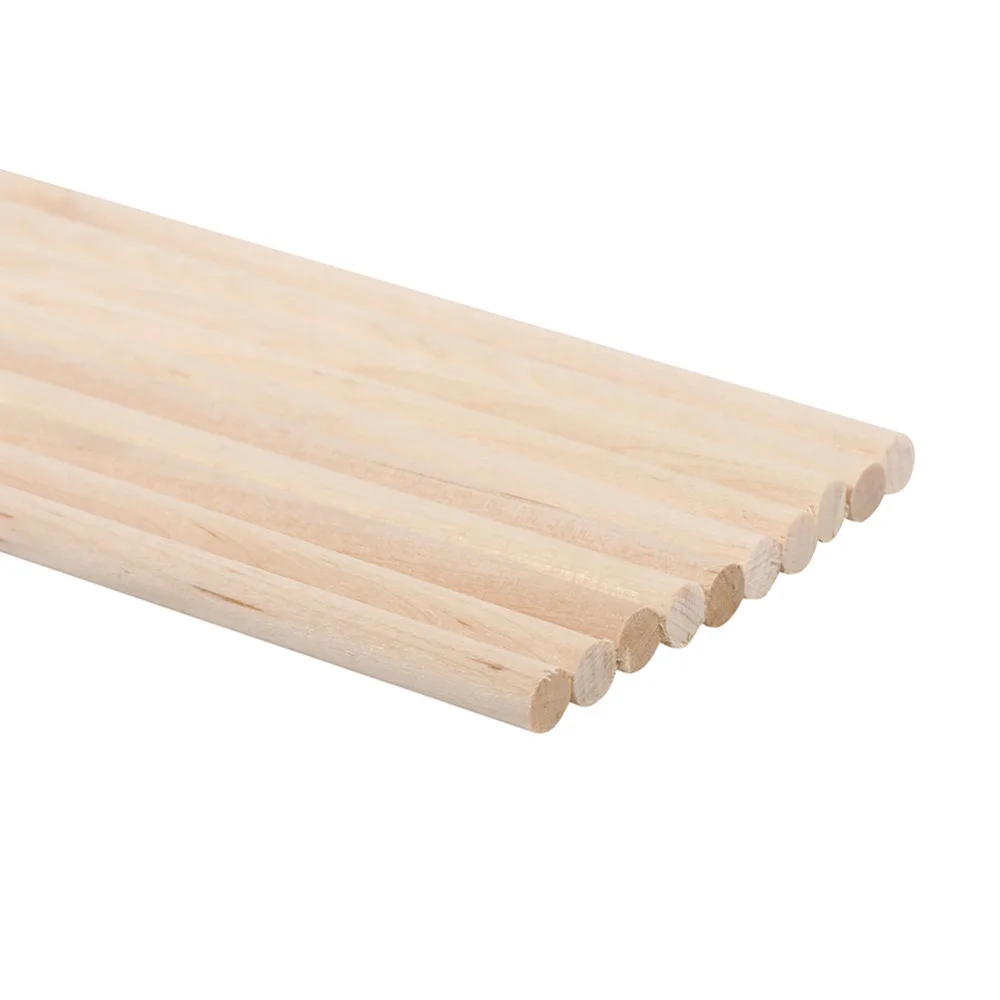 10 шт./лот 30 см Длинные DIY деревянные ремесленные палочки дюбели удочки