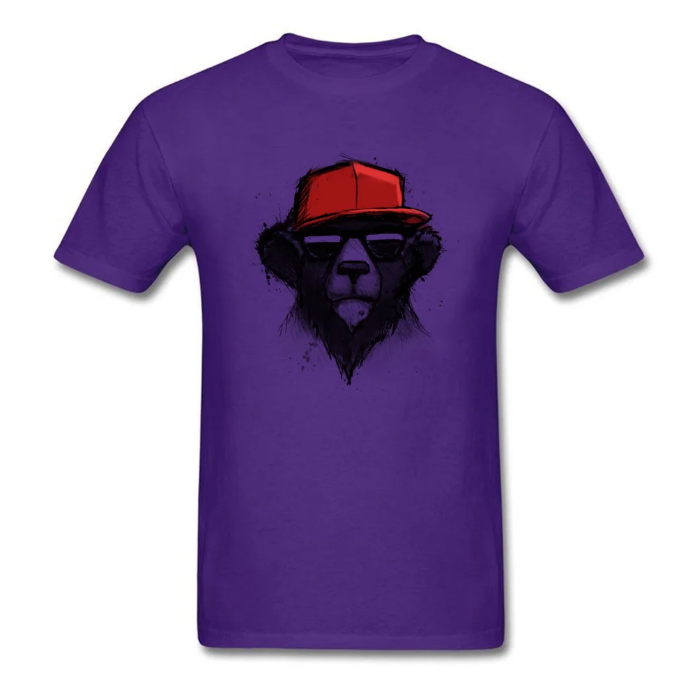 Cheap Male Top T-shirts Dope Bear 3D Printed Tees Pure Cotton Short Sleeve Classic Tee-Shirts O Neck Drop Shipping Dope Bear purple