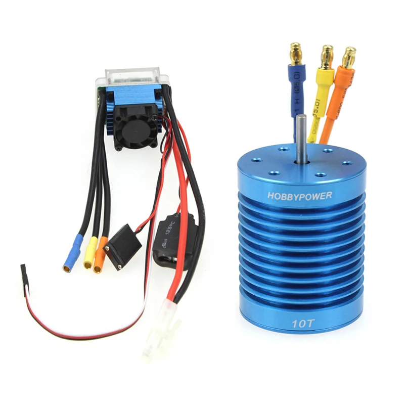 

JMT RC Racing Brushless Combo 60A ESC Brushless Speed Controller + 9T/10T/12T 3330KV Motor for Car Truck