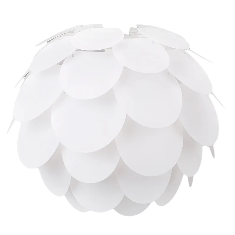 

Modern Simple DIY Handmade Light Shade 50 PCS IQ Lampshade With Creative Decor Design For Room Bar Office White Soft Abat Jour