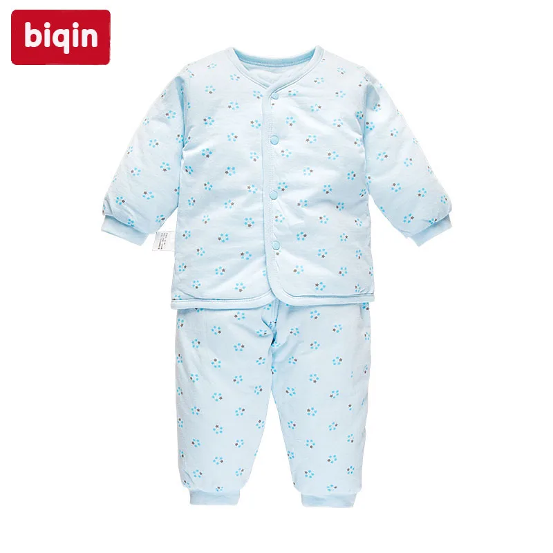 

Biqin 6M-12M baby children kids clothing boys Baby Warm suit girls Spring Autumn suit
