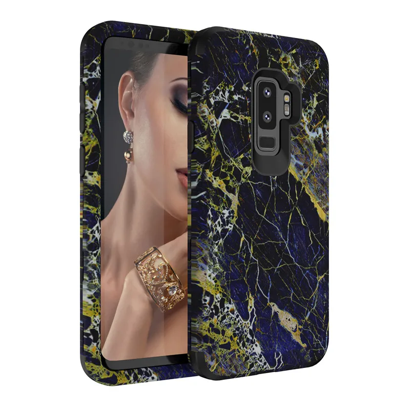 

Lightning storm illuminates Nature for Samsung s9 s10 Plus note9 TPU Shockproof Marble Painted Gradien Colorful Protection Case