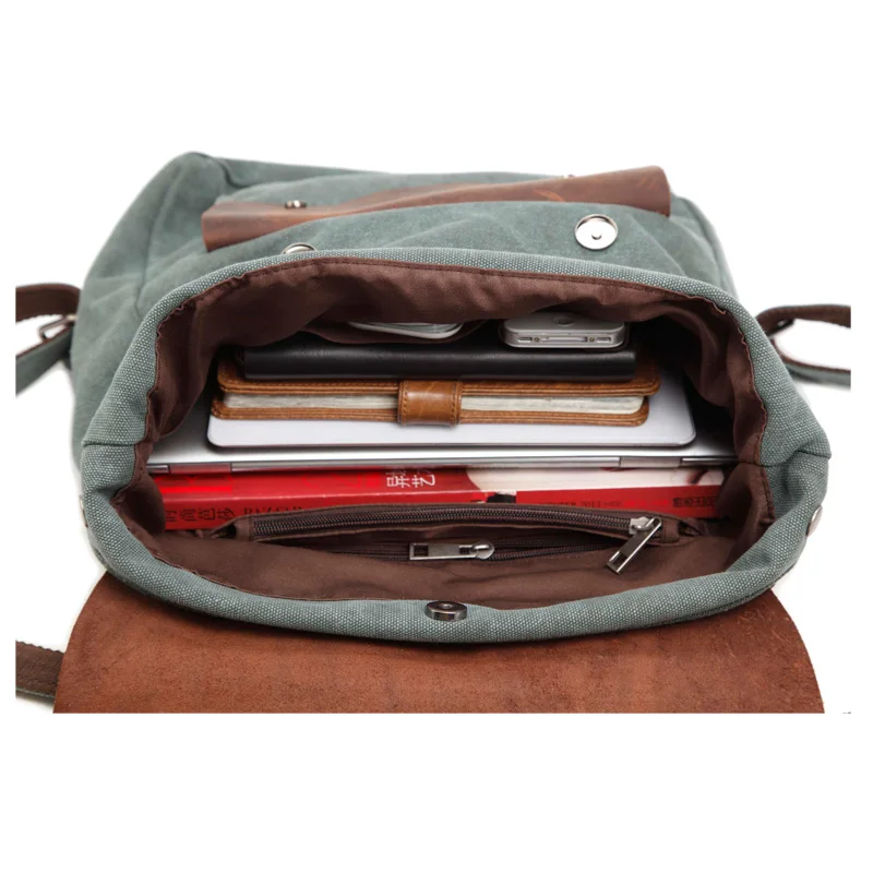 Мужской многофункциональный винтажный холщовый рюкзак для путешествий, школьная сумка, портативный чехол для переноски