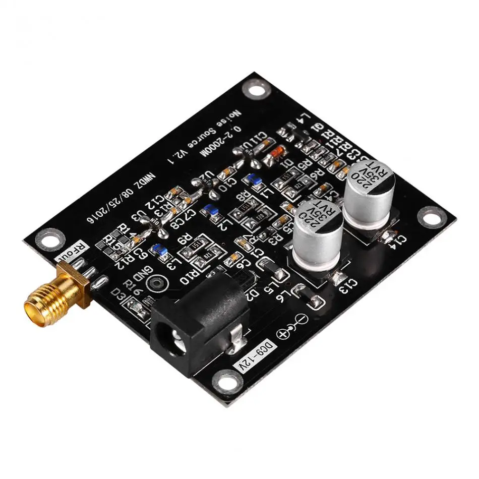 

1PC 1.5GHz High Flatness Filter Antenna Amplifier DC12V/0.15A Track Noise Source Board Module Black Noise source