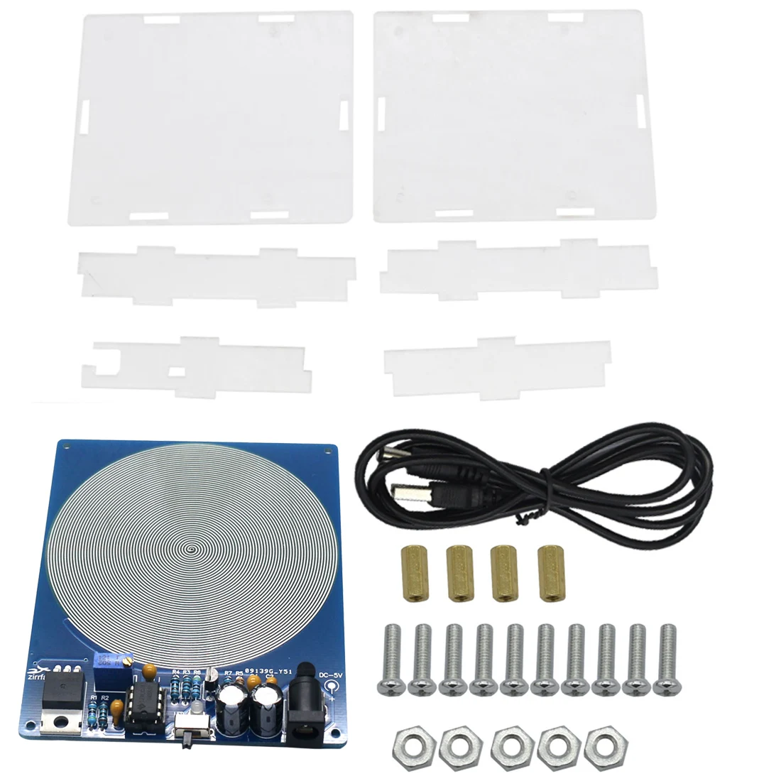 

DC 5V 7.83HZ Precision Schumann Resonance Ultra-low Frequency Pulse Wave Generator Audio Resonator With Box Finished