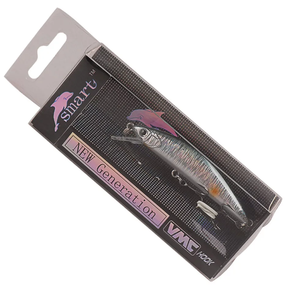 SMART Minnow cebo 65mm5g Sinking Pesca señuelo VMC gancho Isca Artificial Para Pesca Leurre Souple Peche Pesca Wobbler SMART Minnow cebo 65mm5g Sinking Pesca señuelo VMC gancho Isca Artificial Para Pesca Leurre Souple Peche Pesca Wobbler