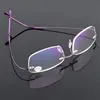 Lunettes de lecture sans bords pour hommes et femmes, monture optique avec 2 Styles ► Photo 3/6