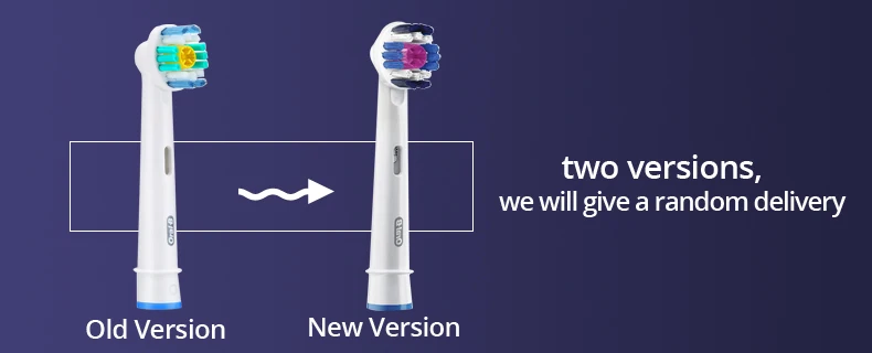 Escova de Dentes Oral Branco Substituição Cabeças Elétrica Oralb Eb18 Rotação Braun Dentes Branqueamento Cabeça Higiene 4pc b 3d 7 Eletrodomésticos