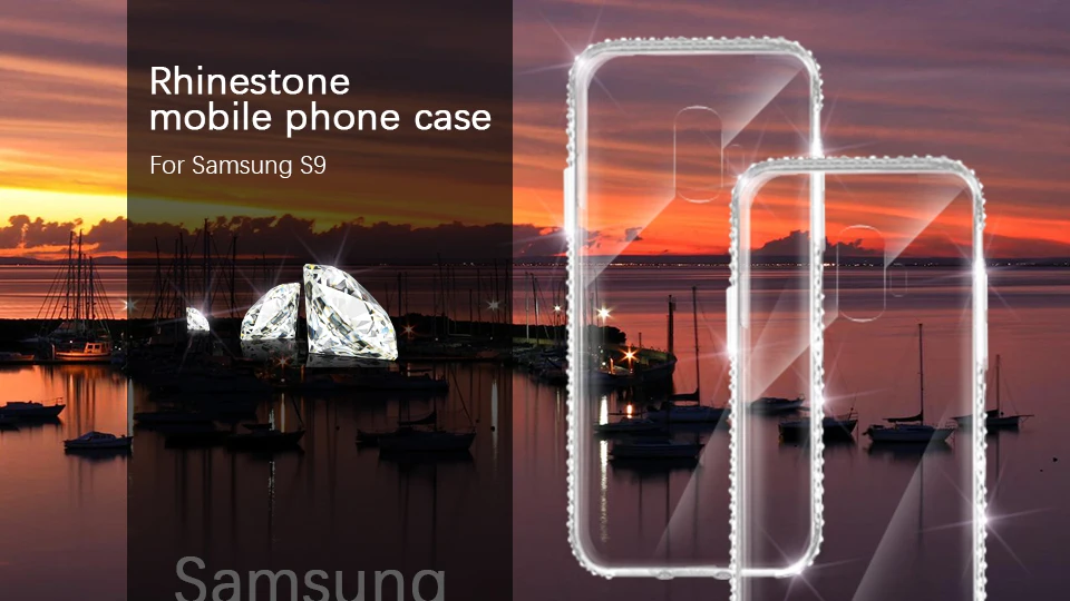 Ascromy For Samsung Galaxy S9 Plus Case S8 S7 edge S6 A6 2018 A5 2017 A3 A7 J5 2016 J3 J7 Note 5 9 4 Glitter Shockproof Cover (5)