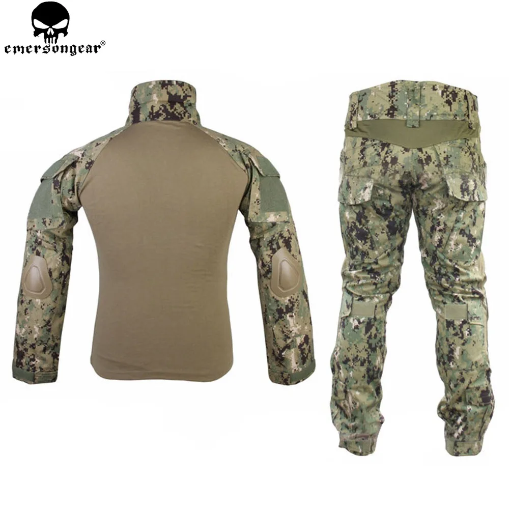Тактический Костюм EMERSONGEAR Gen2 боевая рубашка брюки с наколенниками для охоты