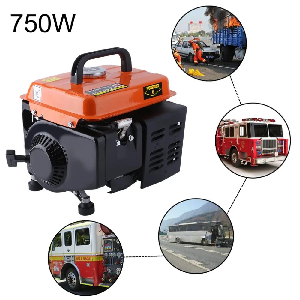 

750W QS950 4L Professional Portable Compact Quiet Suitcase Boat RV Auto Camping Fuel Petrol Generator Engine Homeuse NEW