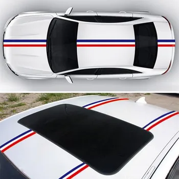 

Chunmu 10M* 15CM M-Colored Germany Italy French Flag Striped Car Hood Vinyl Sticker Body Decal For BMW M3 M5 M6 E46 E92 Series