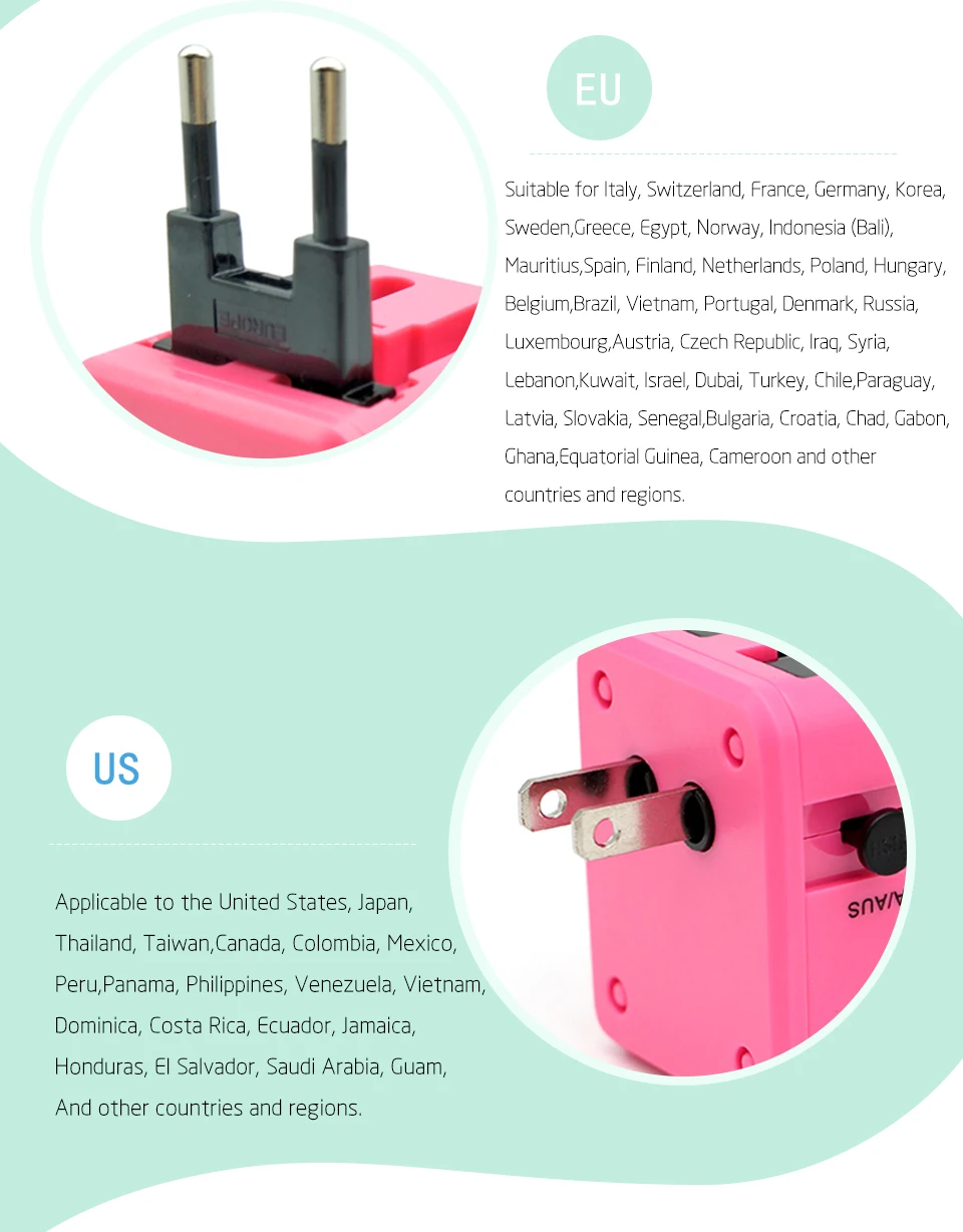 Electric Plug Power Socket Adapter International Travel Universal Charger Converter EU UK US AU Double USB Charging For Phone (6)