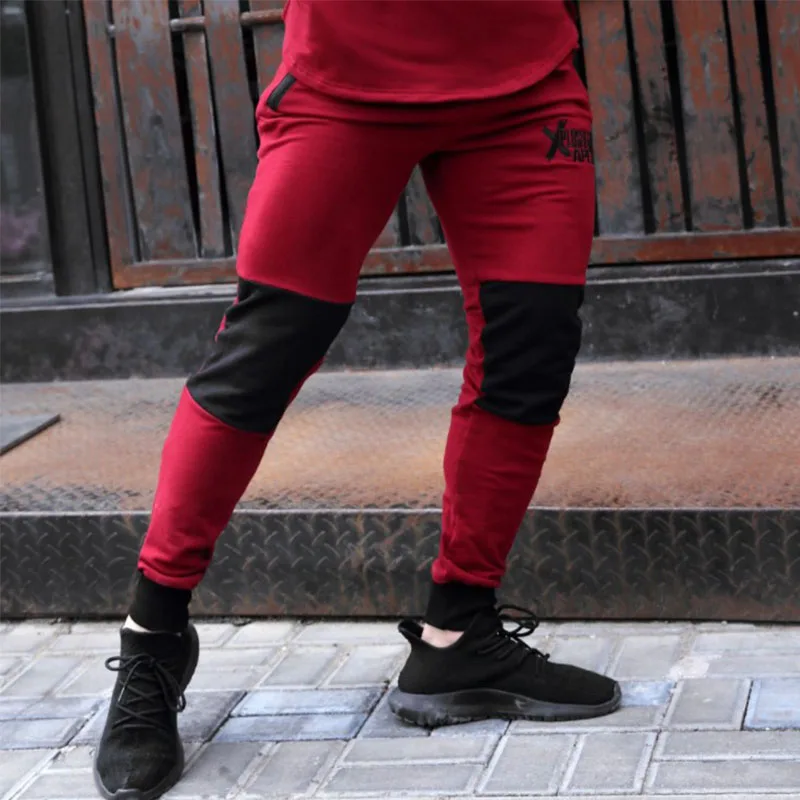 

Men Joggers Fall 2018 New Han Edition Embroidery Mens Sweatpants Leisure Cultivate One's Morality Pants Men's Trousers
