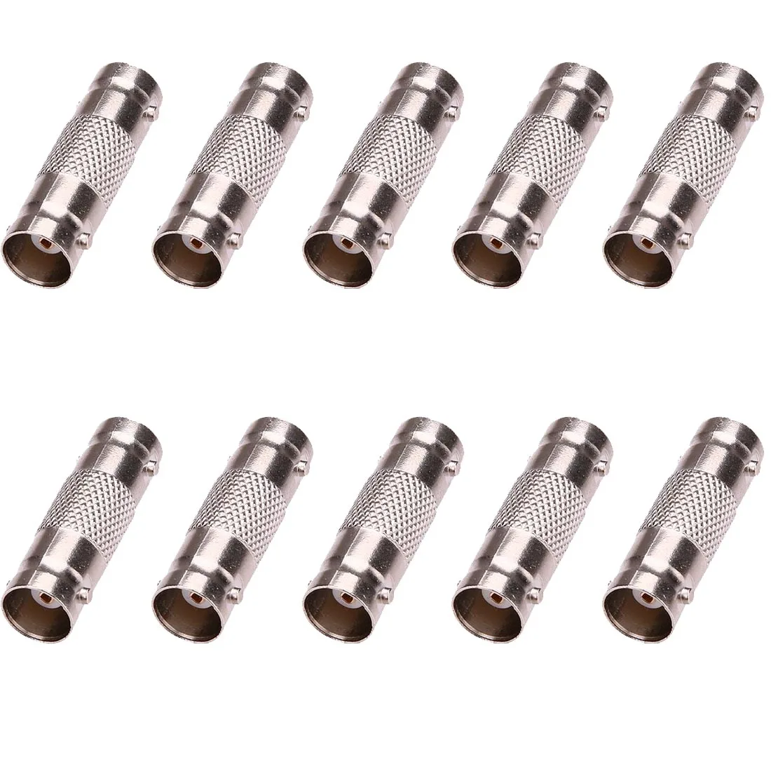  Uvusee 10PCS BNC Barrel Connector and BNC Female to Female Coupler Adapter for CCTV Security Camera - 32874780563
