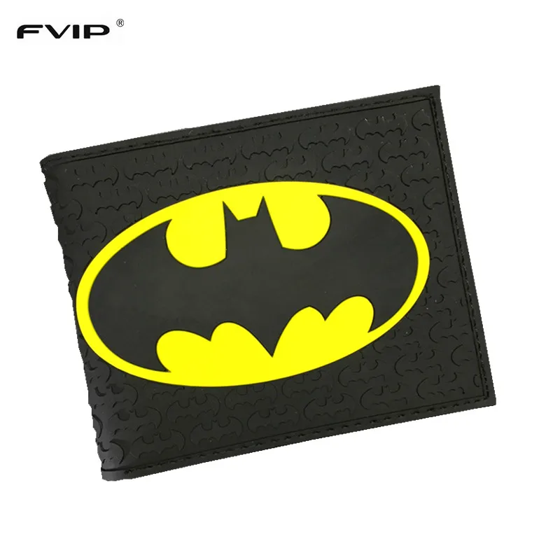  FVIP The Batman Wallet  DC Comics Purse for Young People Students Gift Free Shipping 