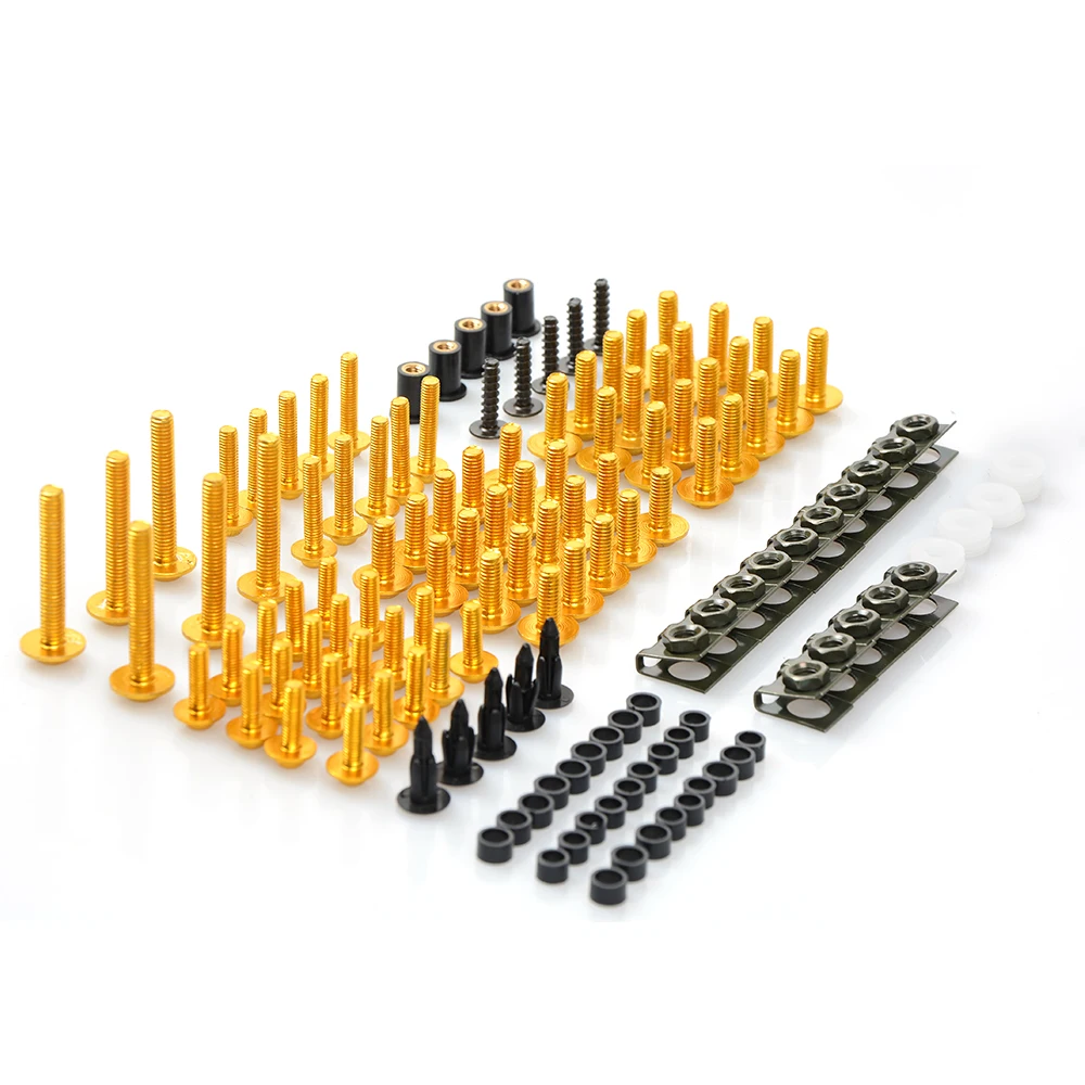 CNC Universal Motorcycle Fairing/windshield Bolts Screws set For Kawasaki z1000sx z1000 sx z750r zx10r zx10 r zx6r zx636