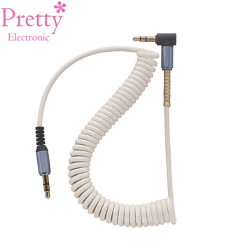 

Flexible 3.5mm Car Jack Audio Aux Cable Male to Male Extend Stereo Scalable For Cellphone MP3 mp4 Mobile Phone About 1.8mm