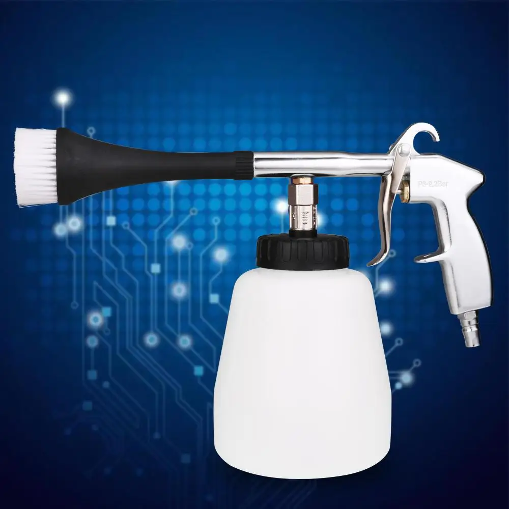 

Automotive Interior Cleaning Machine Tornador Foam Cleaning Gun With Brush High Pressure Car Washer Foam Gun American Connector