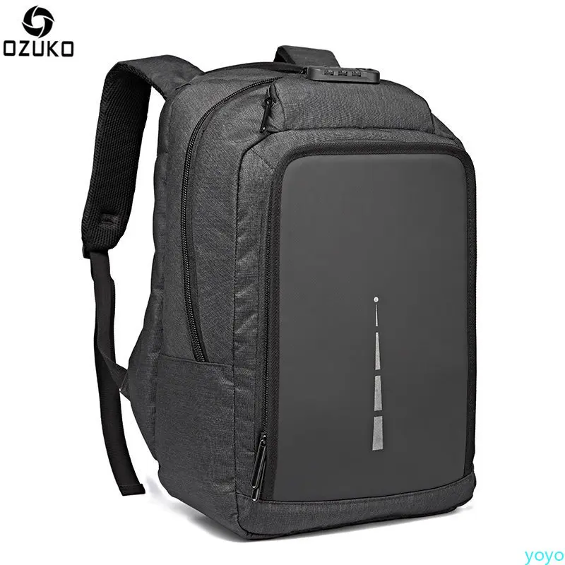 

Ozuko Canvas Shoulder Bag anti-theft backpack multi-function