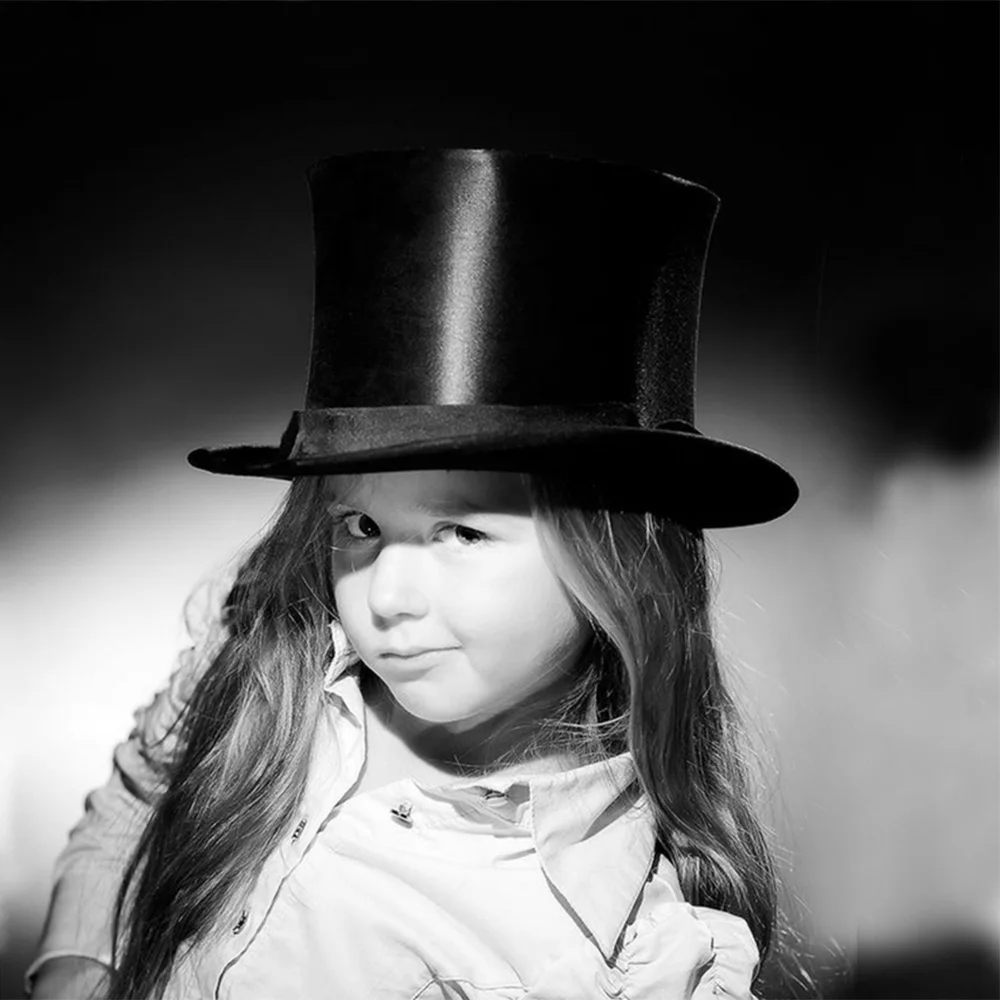 kids black top hat
