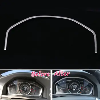 

Stainless Steel Instrument Panel Decal Cover Trim Dashboard Frame Strip Decoration Fits For Volvo XC60 S60L S80L V60 2013-2016