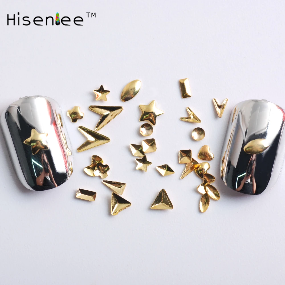 Hisenlee 500 шт 3D Новое прибытие очаровательные украшения ногтей шпильки японский