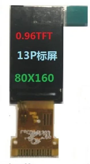 IPS 0 96 дюймовый цветной TFT LCD 13P 80X160 7735s SPI 4 line | Электроника